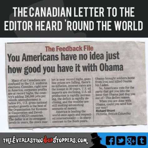 Open Letter to Americans from a Canadian